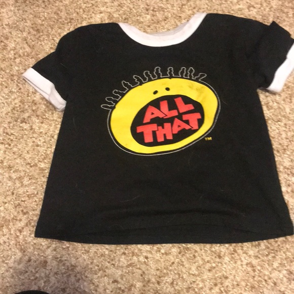 Black Nickelodeon crop top - Picture 1 of 1